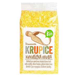 COUNTRY LIFE Krupice kukuřičná hrubá BIO 400 g