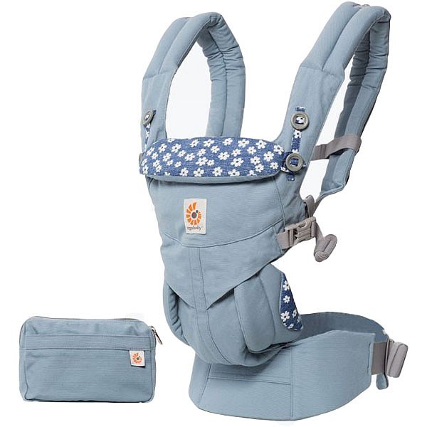 ERGOBABY Dětské nosítko Omni 360 Blue Daisies