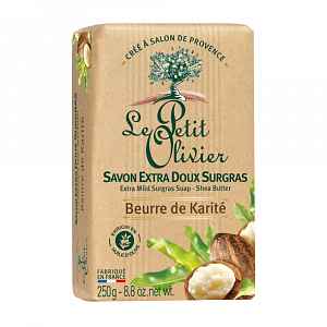 Le Petit Olivier Extra jemné mýdlo Bambucké máslo 250 g