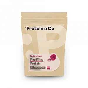 Protein a Co Protein Fine whey slazený stévií 1000 g Raspberry cream