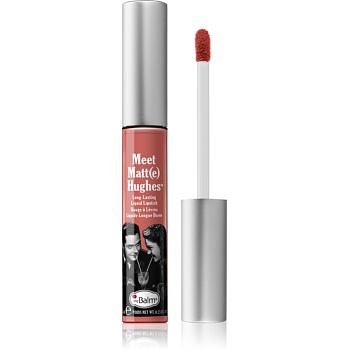 theBalm Meet Matt(e) Hughes dlouhotrvající tekutá rtěnka odstín Doting 7,4 ml