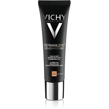 Vichy Dermablend 3D Correction korekční vyhlazující make-up SPF 25 odstín 55 Bronze  30 ml