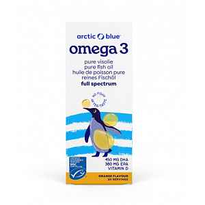 Arctic Blue Kids Omega 3 450 mg DHA + 380 mg EPA + vitamin D 150 ml
