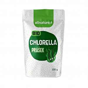Allnature Chlorella prášek BIO RAW 100 g