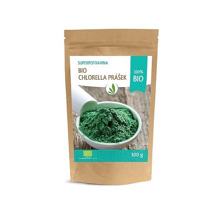 Allnature Chlorella prášek BIO RAW 100 g