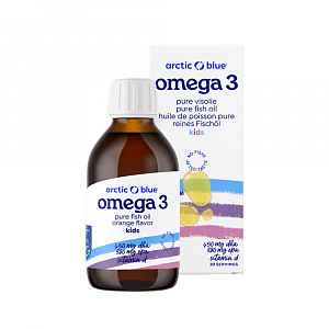 Arctic Blue Kids Omega 3 450 mg DHA + 380 mg EPA + vitamin D 150 ml