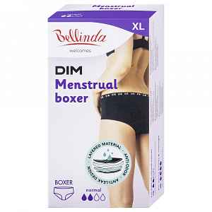 Bellinda Menstruační boxerky normal vel.XL 1 ks černé