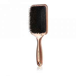 BrushArt Hair Plochý kartáč s kančími štětinami 1 ks bronzová