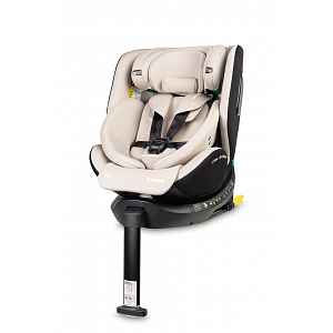 Caretero Autosedačka Lumi i-Size 40–150 cm, Isofix,  360°, růstová,  béžová