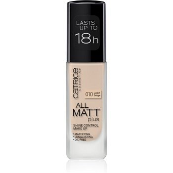 Catrice All Matt Plus matující make-up odstín 010 Light Beige 30 ml