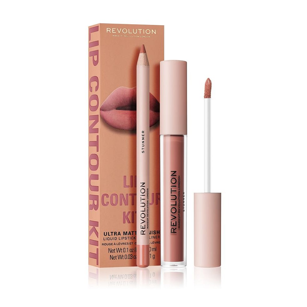 Makeup Revolution Lip Contour Kit Stunner sada na rty 2 ks