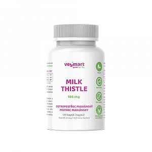 Vegmart MILK THISTLE Ostropestřec mariánský 166 mg 120 kapslí