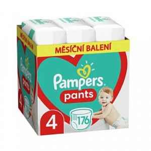 PAMPERS Pants 4 Active Baby Dry 176 ks (8-14 kg) MĚSÍČNÍ ZÁSOBA - plenkové kalhotky