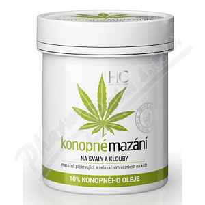 Konopné mazání 10% 250ml