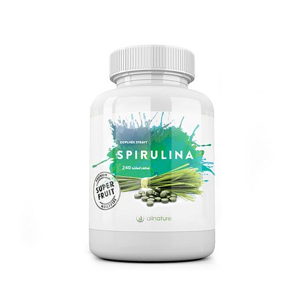 Allnature Spirulina tablety BIO 240 tbl.