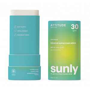 ATTITUDE Sunly Tyčinka na tělo bez vůně SPF30 60 g