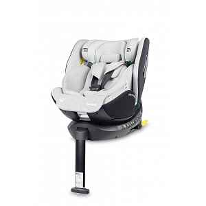 Caretero Autosedačka Lumi i-Size 40–150 cm, Isofix,  360°, růstová,  sv. šedá