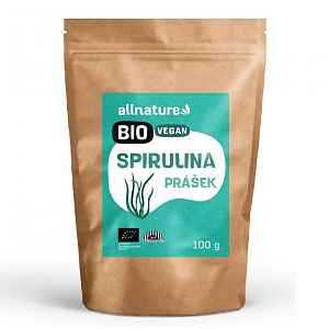 Allnature Spirulina prášek BIO 100 g