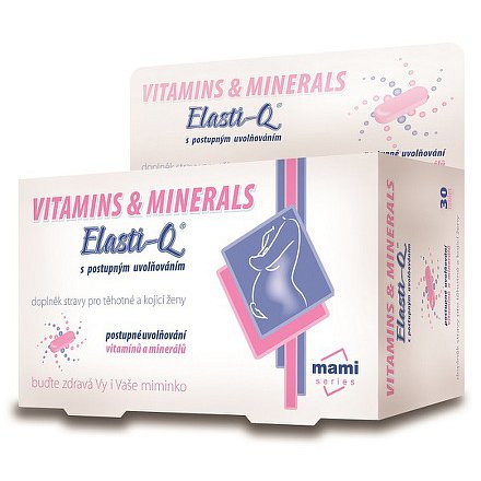 Elasti-Q Vitamins & Minerals s postupným uvolňováním tbl.30