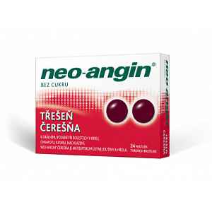 Neo-angin třešeň pastilky 24
