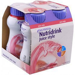 Nutridrink Juice Style jahoda por.sol.4x200ml Nový