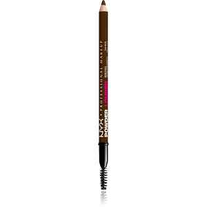 NYX Professional Makeup Powder Louder tužka na obočí s kartáčkem odstín Espresso 1 ks