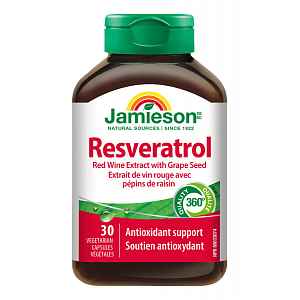 Resveratrol 50 mg extrakt z červeného vína 30 kps.