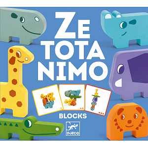 Djeco Puzzlové kostky zvířatka ze Zoo