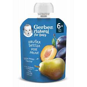 Gerber Natural for Baby Kapsička Hruška/švestka 90 g