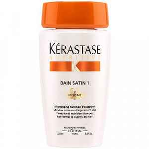 Kérastase Bain Satin 1 Irisome  hloubkově vyživující šampon pro normální až suché vlasy 250 ml