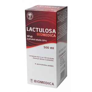 Lactulosa Biomedica perorální sirup 1 x 500 ml 50 %