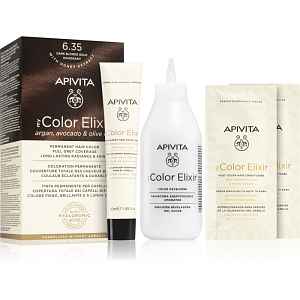 Apivita My Color Elixir barva na vlasy bez amoniaku odstín 6.35 Dark Blonde Gold Mahogany 1 ks
