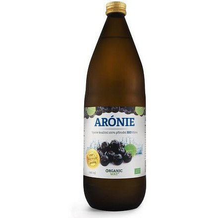 Arónie Bio 100% šťáva premium quality 1000ml