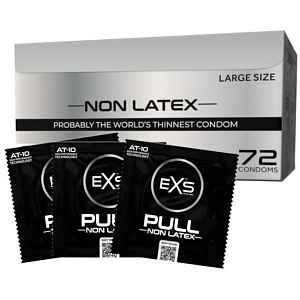 EXS Pull Large, bezlatexové kondomy 72 ks