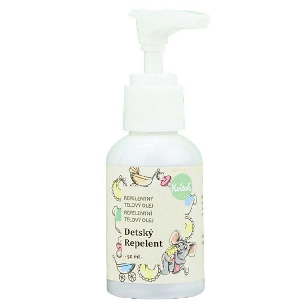 KVITOK Dětský repelentní tělový olej 50 ml