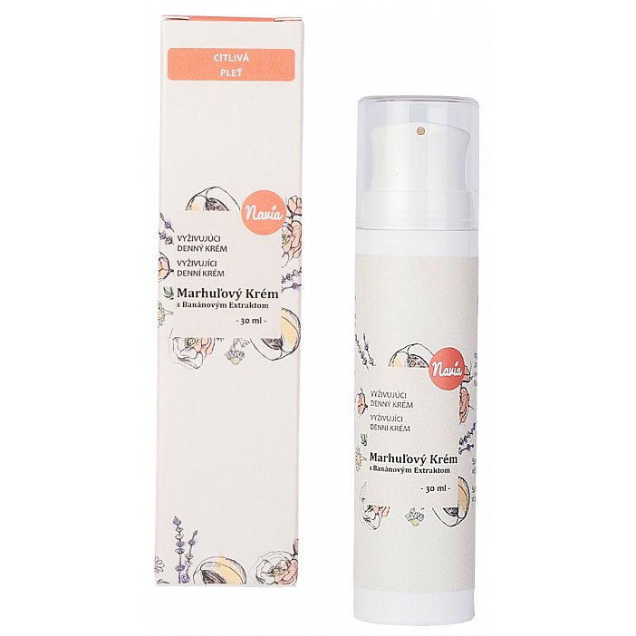 Navia Denní meruňkový krém pro citlivou pleť BIO 30ml