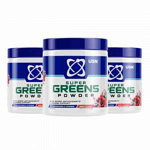 USN Super Greens Powder 150g - směs bobulí
