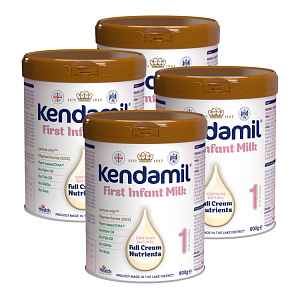 4x KENDAMIL Mléko kojenecké 1 DHA+ 800 g