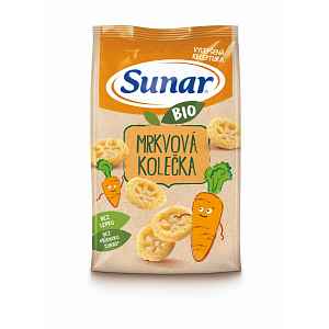 SUNAR BIO křupky Mrkvová kolečka 45 g