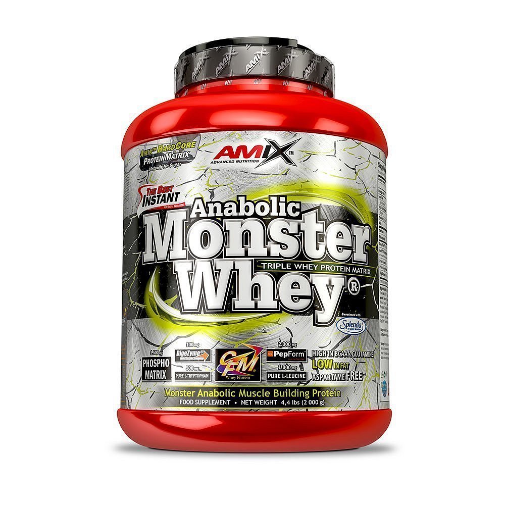 Amix Anabolic Monster Whey, 2200g, Double Chocolate