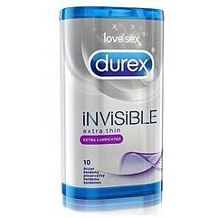 DUREX Invisible Extra Lubricated 10ks