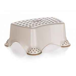 Keeeper 4kids Stolička - schůdek 40 x 28 x 14 cm krémová