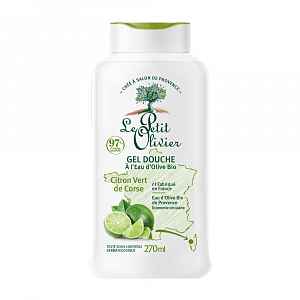 Le Petit Olivier Olive Water Hydratační sprchový gel Limetky z Korsiky 270 ml