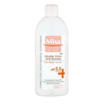 Mixa Sensitive Skin Expert micelární voda proti vysušování pleti 400 ml