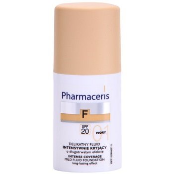 Pharmaceris F-Fluid Foundation intenzivně krycí make-up s dlouhotrvajícím efektem SPF 20 odstín 01 Ivory  30 ml