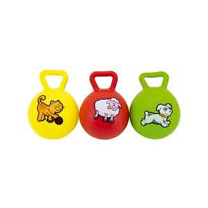 Teddies MPZ chrastítko míč s úchytem 10 cm - mix barev 1 ks