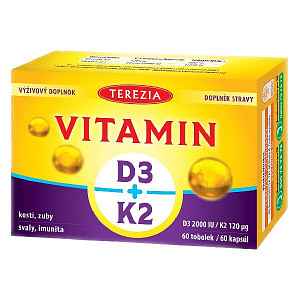 TEREZIA Vitamin D3+K2 tob.60