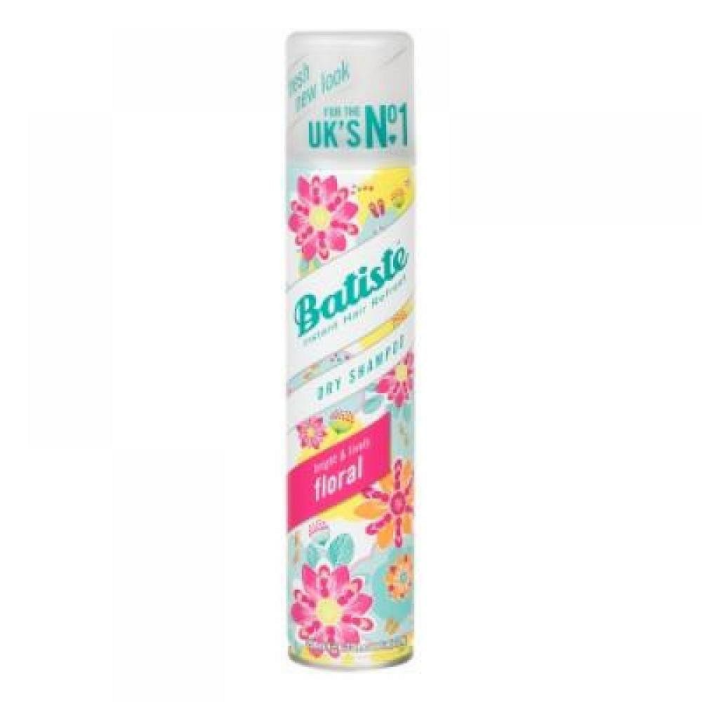 BATISTE Floral suchý šampon na normální vlasy Se svěží vůní 200 ml