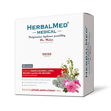 HerbalMed MEDICAL pastilky Dr.Weiss ZP - 20past.