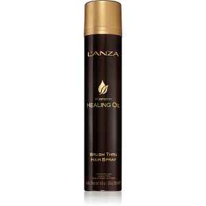 L'anza Keratin Healing Oil Brush Thru Spray ochranný sprej pro přirozenou fixaci a lesk vlasů 350 ml